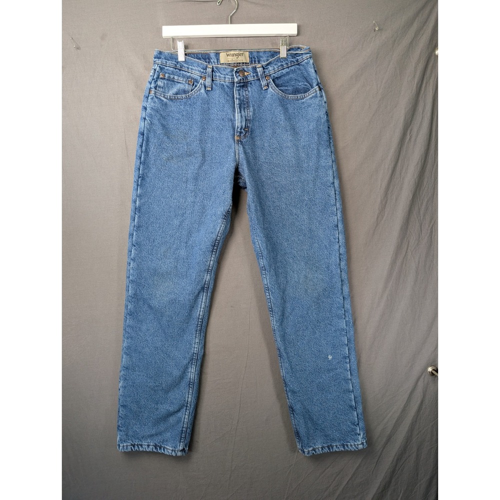 Wrangler Authentics Mens Fleece Lined Jeans 32x32 Blueā Denim